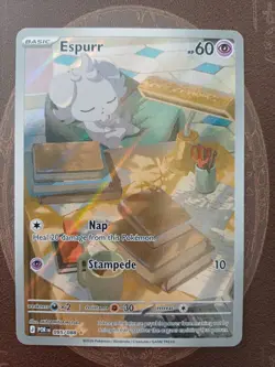Espurr 095/088 Illustration Rare Holo NM ME: Perfect Order Pokemon TCG - Image 4