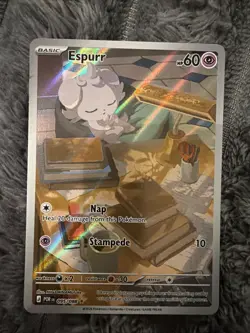 Pokemon TCG Perfect Order Espurr 095/088 English Mint Condition SR - Image 1