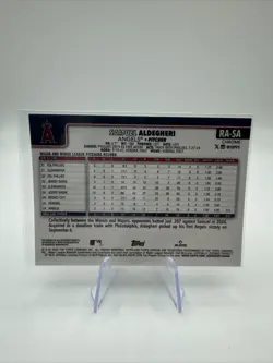 2025 Topps Chrome - Rookie Autographs Samuel Aldegheri #RA-SA (AU, RC) - Image 2