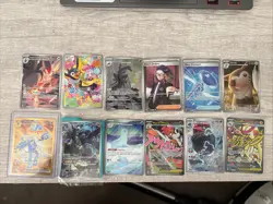 Pokemon TCG Lot Of 12 Illustration Rare Cards And Alt Arts - Various Sets - Image 1