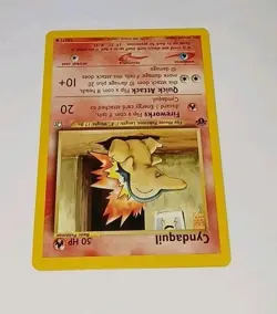 1st Edition CYNDAQUIL 57/111 Neo Genesis Vintage Pokemon Card - NM 🌟 Unplayed - Image 3