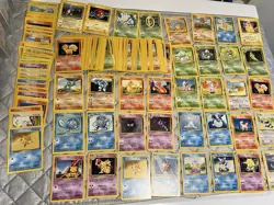 Pokemon Base Set 211 Card Bulk Lot Common And Uncommon - Image 1