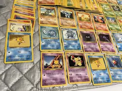 Pokemon Base Set 211 Card Bulk Lot Common And Uncommon - Image 2