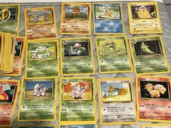 Pokemon Base Set 211 Card Bulk Lot Common And Uncommon - Image 5