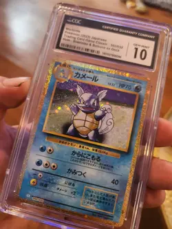 CGC 10 GEM MINT Wartortle 002/032 CLASSIC Collection HOLO Japanese Pokemon Card - Image 2