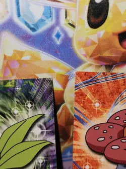 Vintage Pokemon- Oddish, Gloom, Vileplume - Topps Chrome -Blue Logo - 3 Card Set - Image 3