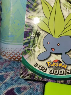 Vintage Pokemon- Oddish, Gloom, Vileplume - Topps Chrome -Blue Logo - 3 Card Set - Image 4