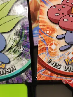 Vintage Pokemon- Oddish, Gloom, Vileplume - Topps Chrome -Blue Logo - 3 Card Set - Image 5