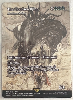 2025 Magic MTG Cloudsea Djinn Mythic Full Art Case Hit - Image 1