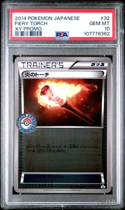 Pokemon Card Japanese Reverse Holo Fiery Torch 032/XY-P PSA 10 GEM MINT XY Promo - Image 3
