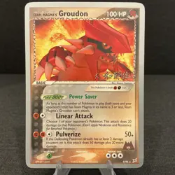 Team Magma's Groudon 9/95 World Championship Decks 2004 Tsuguyoshi Yamato Card - Image 1