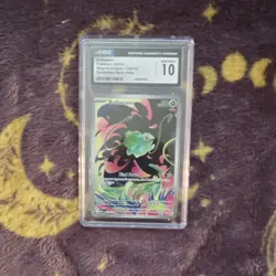 CGC 10 Bulbasaur Illustration Rare Holo Pokemon TCG Mega Evolution Card 133/132 - Image 1
