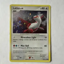 Pokemon Latias 80HP POP Series 7 Holo Rare 003/017 English Card - Image 1