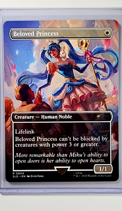 2024 MTG Magic the Gathering Secret Lair Anime Borderless #804 Beloved Princess - Image 1