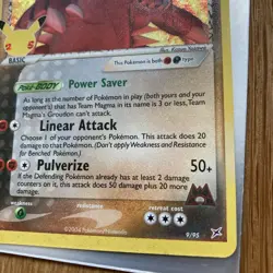 Pokemon Card TGC Team Magma's Groudon 9/95 25th Celebrations Rare Card Holo - Image 2