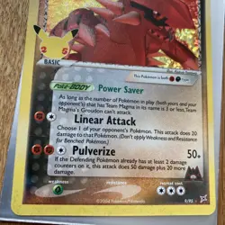 Pokemon Card TGC Team Magma's Groudon 9/95 25th Celebrations Rare Card Holo - Image 3