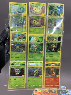 Mixed Pokemon 25th Anniversary McDonalds Promo Cards, Holo & Non-Holo, See Video - Image 3