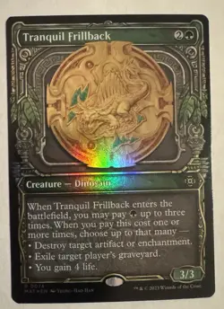 Tranquil Frillback Foil Showcase MTG Magic the Gathering Card NM Near Mint MAT - Image 2