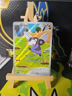 Drilbur 124/086 Pokemon TCG Black Bolt White Flare Card Fresh NM - Image 1