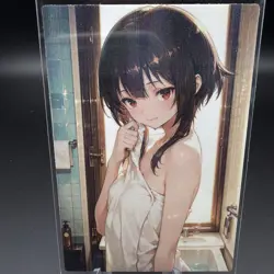 Megumin KonoSuba Anime Waifu Card Doujin ACG Goddess Holo - Image 1