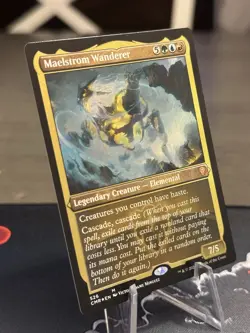 Maelstrom Wanderer MTG Magic Gathering Commander Legends (CMR) Etched 526 NM - Image 1