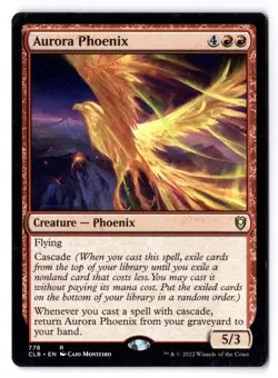 Aurora Phoenix NM* Commander Baldur's Gate 775 ENGLISH mtg -UnltdCards - Image 1