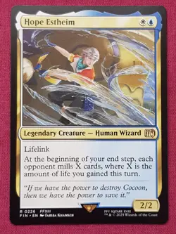 Magic The Gathering FINAL FANTASY HOPE ESTHEIM blue/white card MTG - Image 1