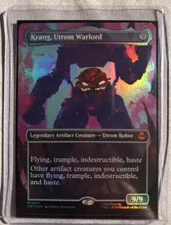 Krang, Utrom Warlord (Borderless) Teenage Mutant Ninja Turtles Foil - Image 1