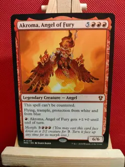 Akroma, Angel of Fury - Commander: Murders at Karlov Manor - Mythic - NM - MTG - Image 1