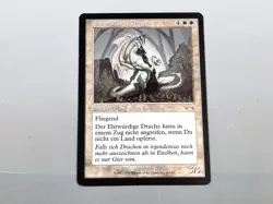MTG - EXODUS (BB/'98) - EXALTED DRAGON - EHRWURDIGER DRACHE / RARE /NEVER PL./NM - Image 1