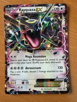 Rayquaza EX (Shiny) XY69 Black Star Promo Pokemon XY Promos 2015 - Image 1