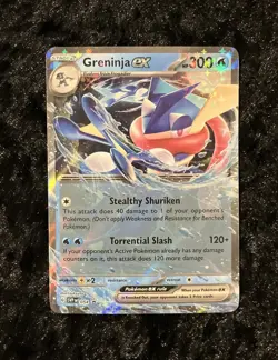 Greninja ex SVP 054 PROMO BLACK STAR ⭐ HOLO Pokemon Scarlet & Violet NM+ - Image 2