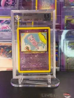 2001 Pokemon Southern Islands Mew Holo P Rare #1/18 BGS 8.5 - Image 1