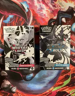 Pokemon White Flare and Black Bolt Booster Bundle SET OF 2 - Image 1