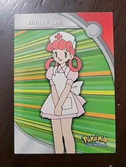DMG! 2000 Topps Pokemon Series 3 HV16 Nurse Joy Blue Logo TV Animation Edition - Image 1