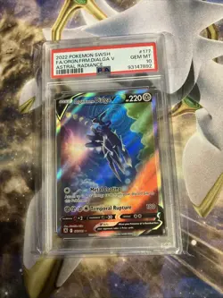 Pokemon TCG Origin Forme Dialga V Full Art 177/189 Astral Radiance PSA 10 - Image 1
