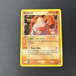 Pokemon Card EX Holon Phantoms Regirock 28/110 Rare - Image 1
