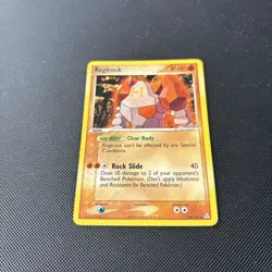 Pokemon Card EX Holon Phantoms Regirock 28/110 Rare - Image 3