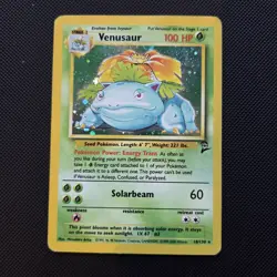 Pokemon Card - Venusaur 18/130 Base Set 2 Holo Rare WOTC - Image 1