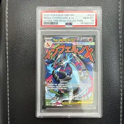 Pokemon 2025 Mega Charizard X EX 023 Ultra-Premium Collection GEM MINT PSA 10 - Image 1