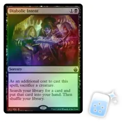 FOIL DIABOLIC INTENT Battlebond Magic MTG MINT CARD - Image 1