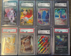 Pokemon CGC & PSA Graded Slab Lot of 8 - Slabs Only!! JP/EN / PSA10 / CGC10🔥 - Image 1