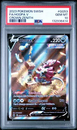 Hoppa V GG53/GG70 PSA 10 - 2023 Pokemon Crown Zenith Galarian Gallery - Image 1