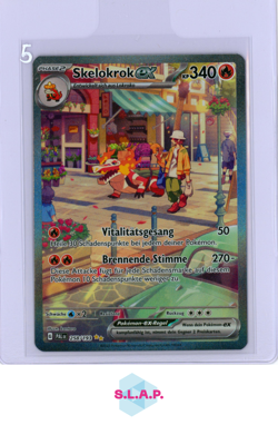 SKELOKROK EX POKEMON 258/193 HOLO ENTWICKLUNGEN IN PALDEA GERMAN 2023 - Image 1
