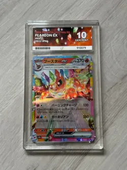 Pokemon Terastal Festival Flareon EX - ACE 10 GEM MINT - Image 1