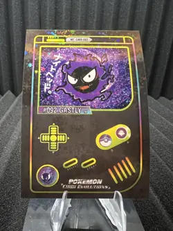 Gastly #92 - Star Holo - Gameboy Chibi Evolutions 2025 - Pokemon - Image 1