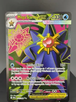 2026 Pokemon Mega Starmie ex 102/088 Me03: Perfect Order Holo - Image 1