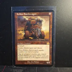 Magic the Gathering MTG Keldon Battlewagon (139) Prophecy - Image 1