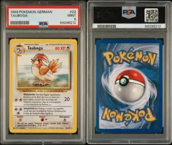 1999 Pokemon Base Set | Tauboga | PSA 9 | Deutsch - Image 2