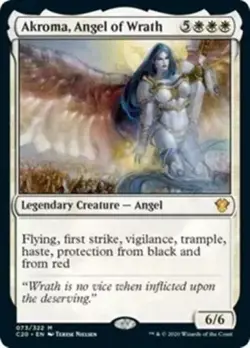 mtg magic Akroma, Angel of Wrath ENGLISH ange de la colere commander ikoria - Image 1